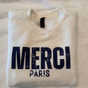 Gildan Heavy Blend White Sweatshirt